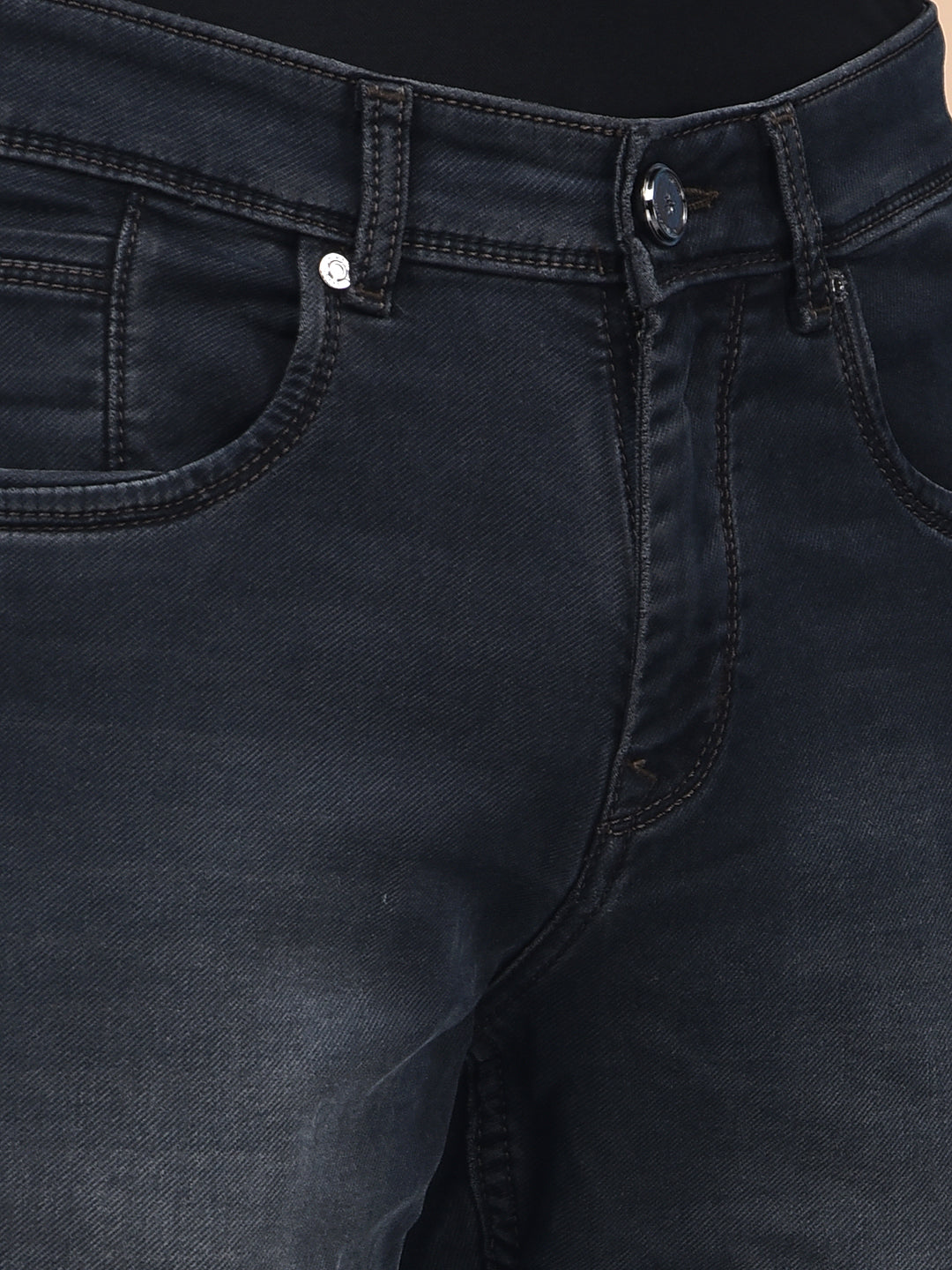 Sleek Silhouette Black Straight Jeans