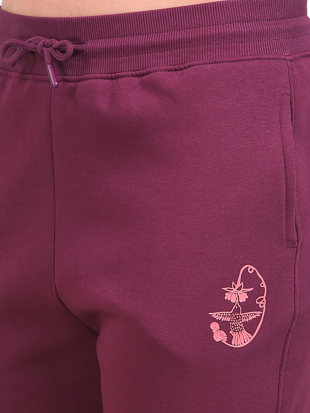 Comfy Wine Slim Trackpants