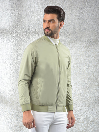 Minimalist Design Green Reversible Jacket