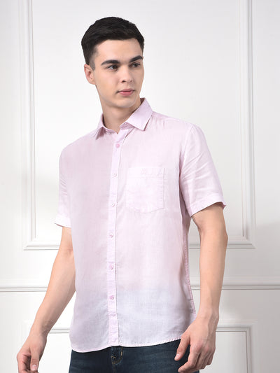 Soft Rose Linen Classic Shirt