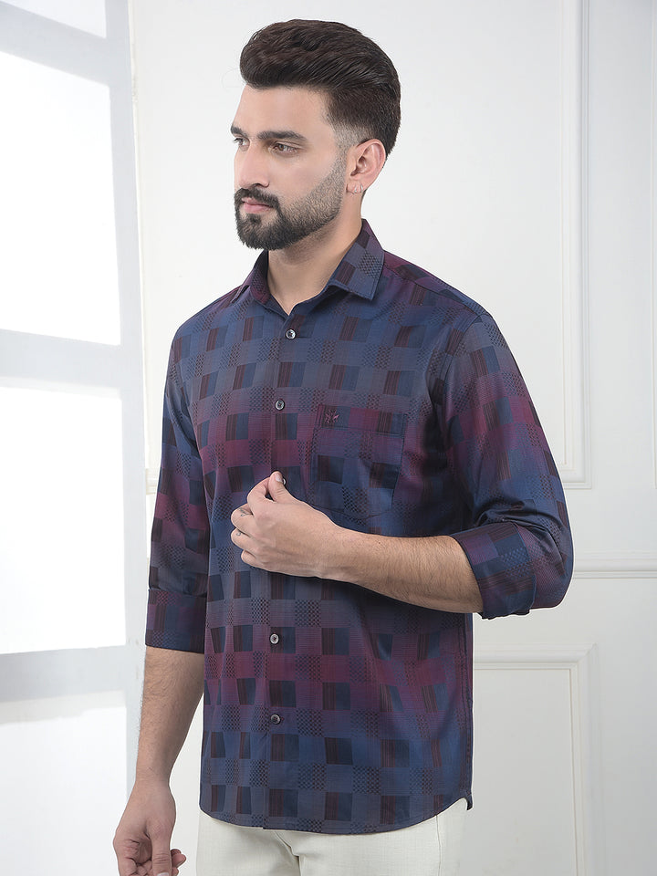 Mult-Color Printed 100% Cotton Shirt