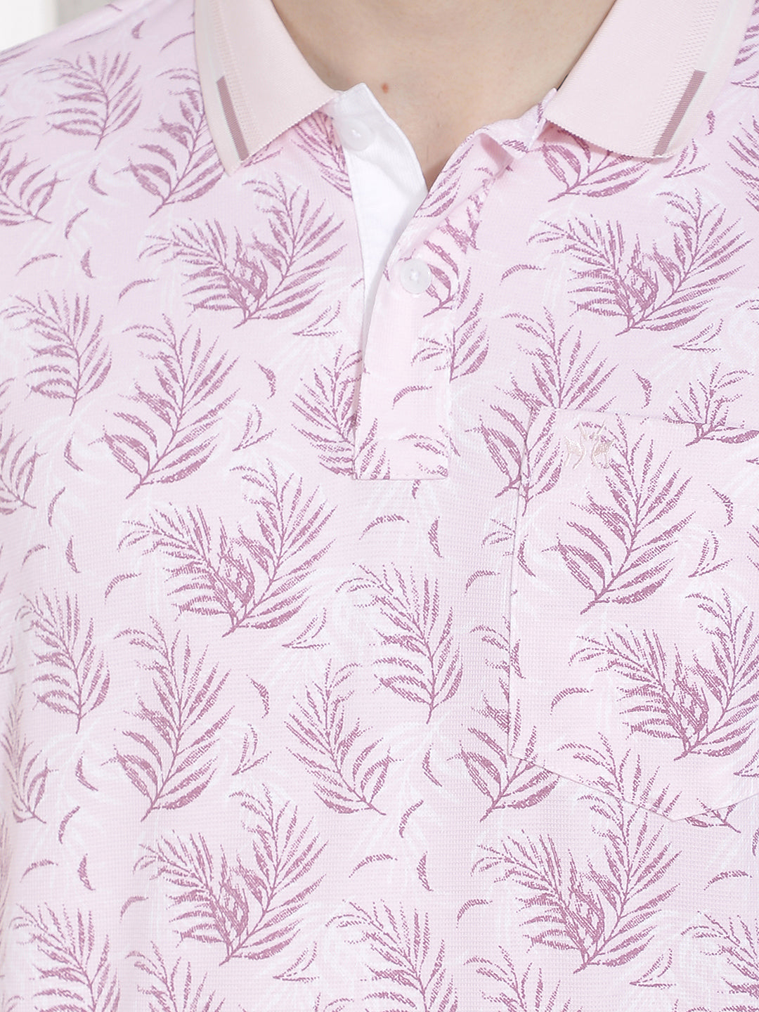 Purple Floral Print T-Shirt