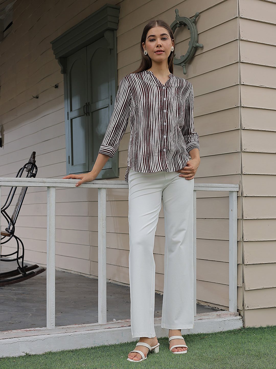 Minimalist Chalk White Straight Treggings