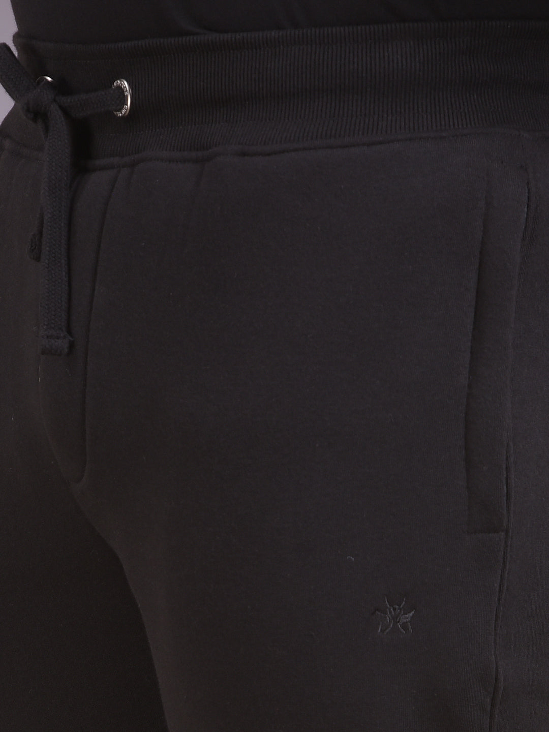 Black Comfortable Knitted Trackpants