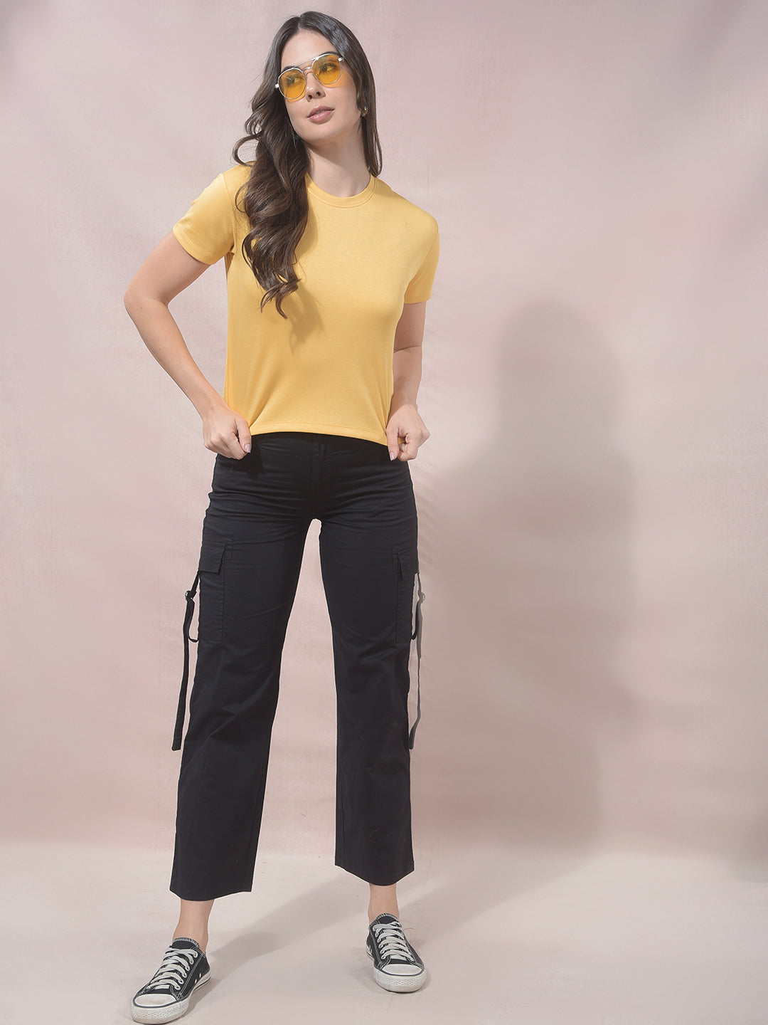 BlazeLemon Fitted Crop Top