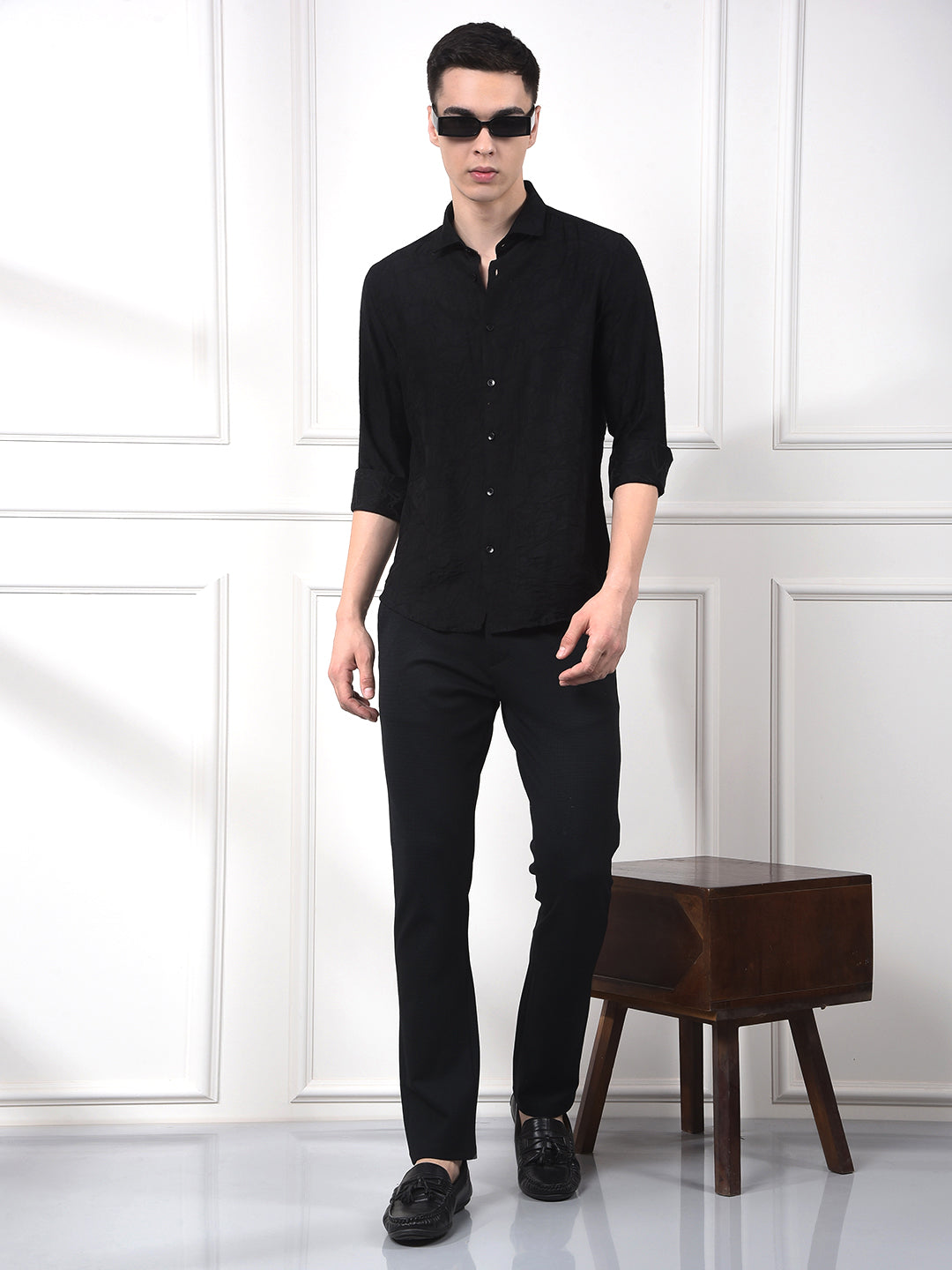 Prestige Patterned Cotton Shirt