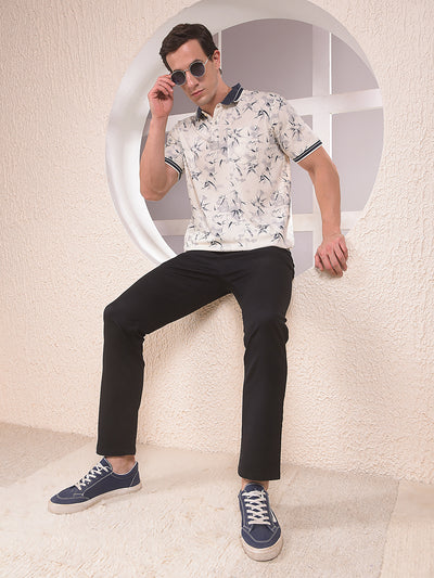 Softedge Casual Chinos Black Trousers