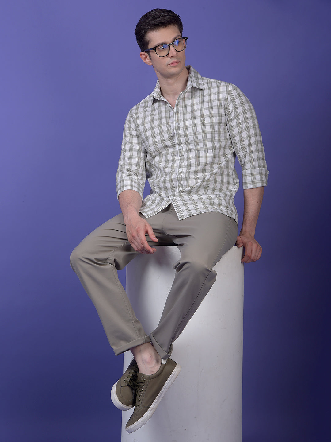 Modern Grey Chinos Trouser