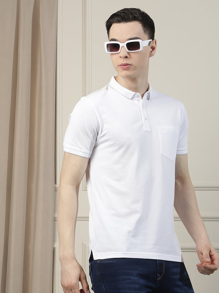 White T-Shirt-Men T-Shirts-Crimsoune Club