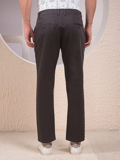 Monochrome Grey Slim Trousers