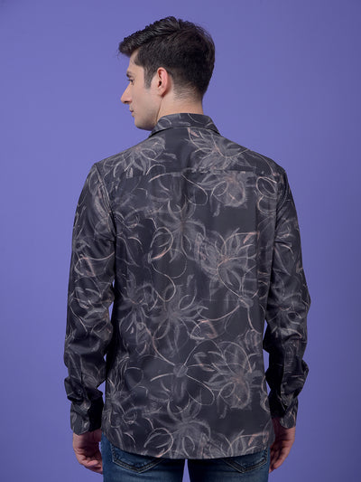 Green Floral Print Shirt