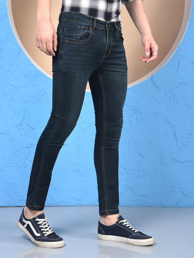 Classic Black Straight Leg Denim Jeans-Men Jeans-Crimsoune Club
