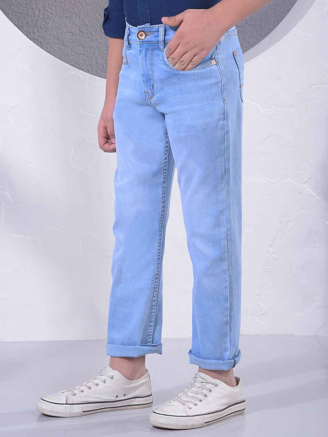 Ice Blue Street Chic Jeans