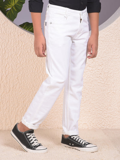 Vivid White Slim Fit Jeans