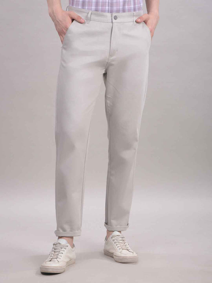 Beige Chinos Trousers