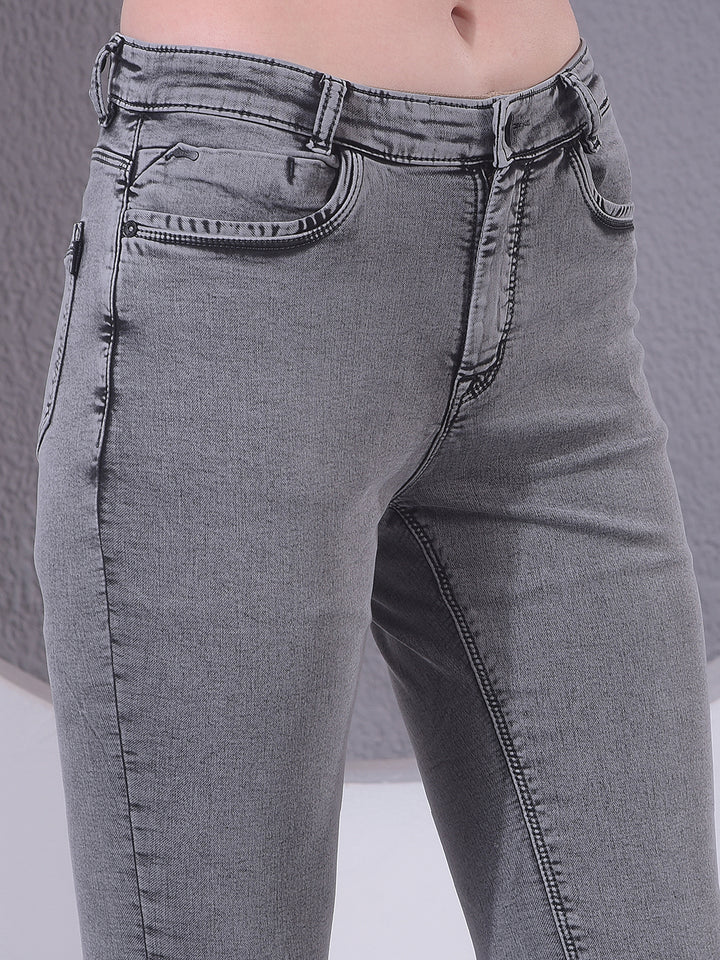 Everyday Grey Bootcut Jeans