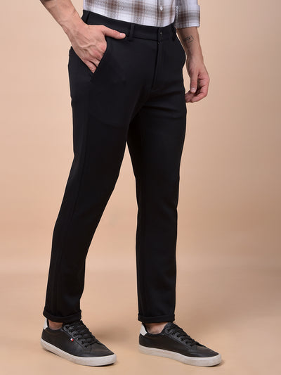 Iconic Black Knitted Trousers
