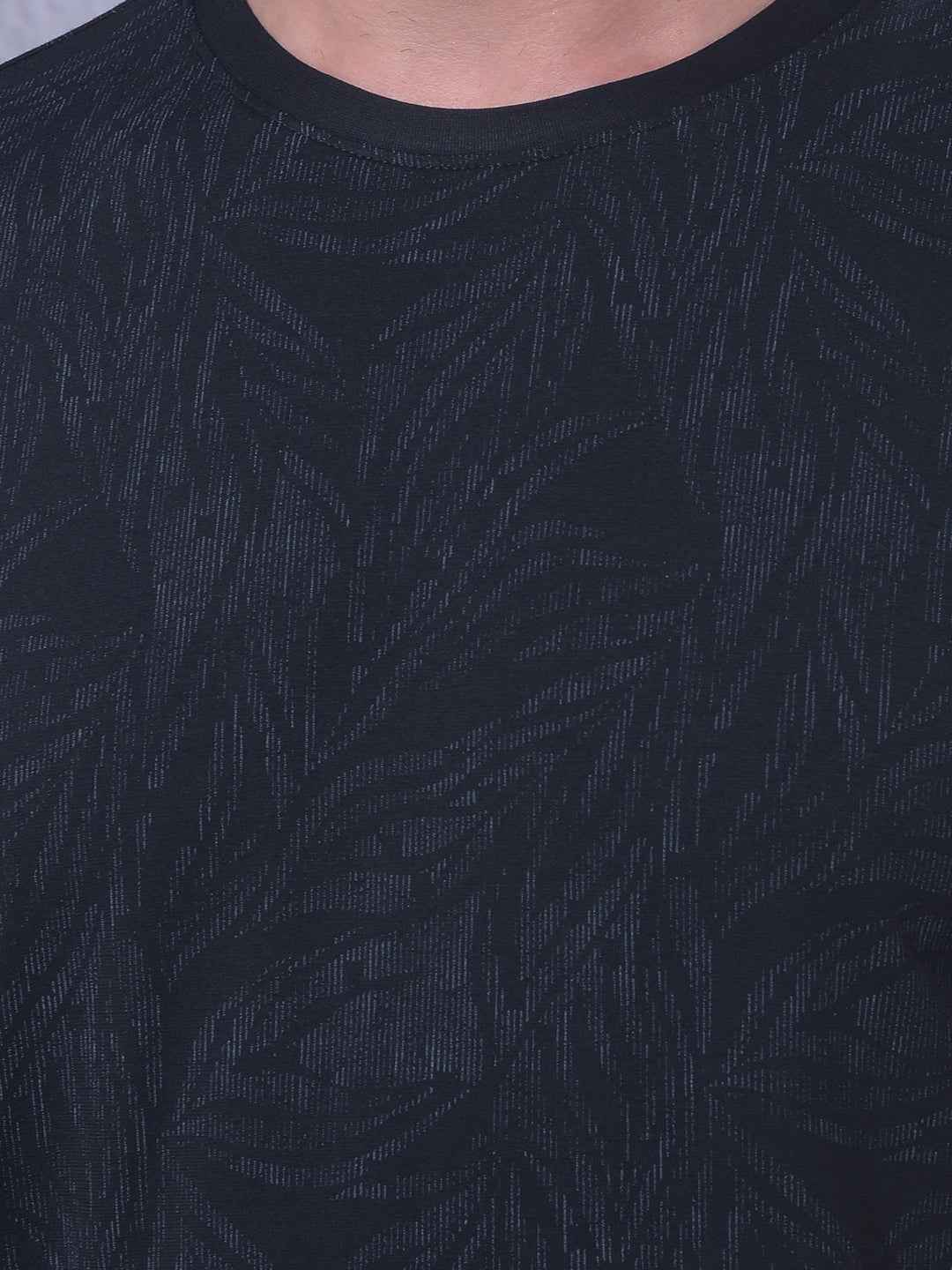 Black Printed T-Shirt