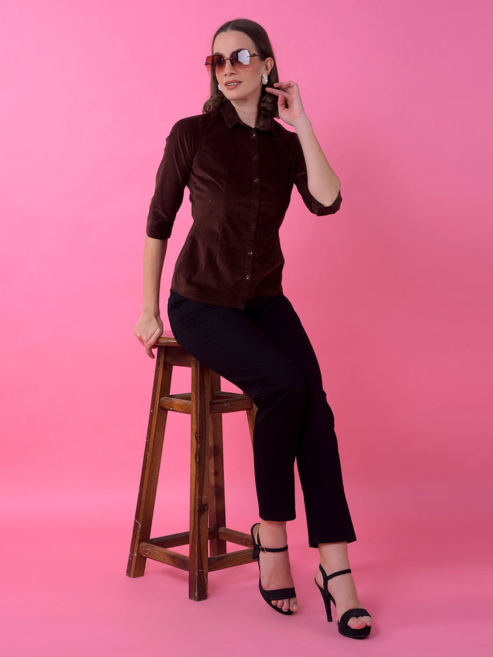 Modern Brown Shirt