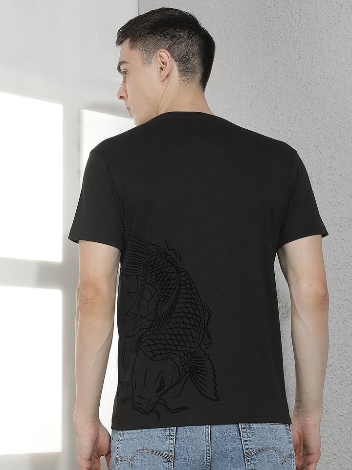 Black Graphic Printed T-Shirt