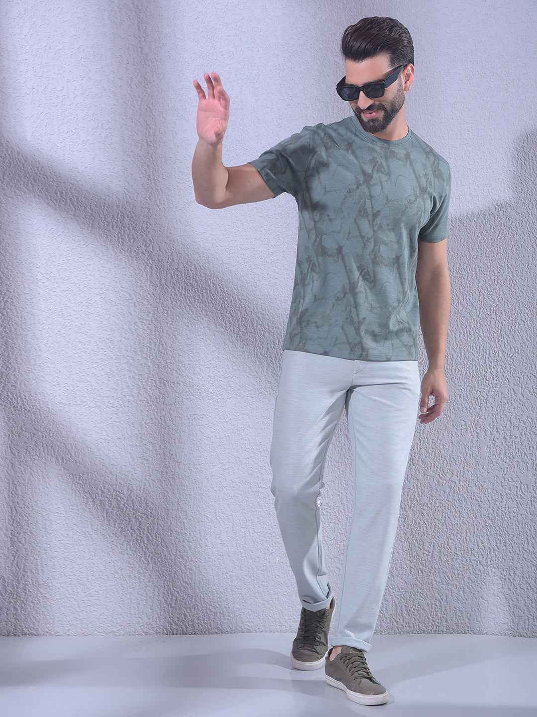 Olive Printed T-Shirt