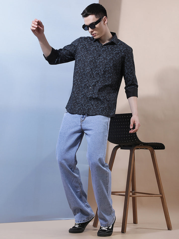 Sky Blue Baggy Jeans