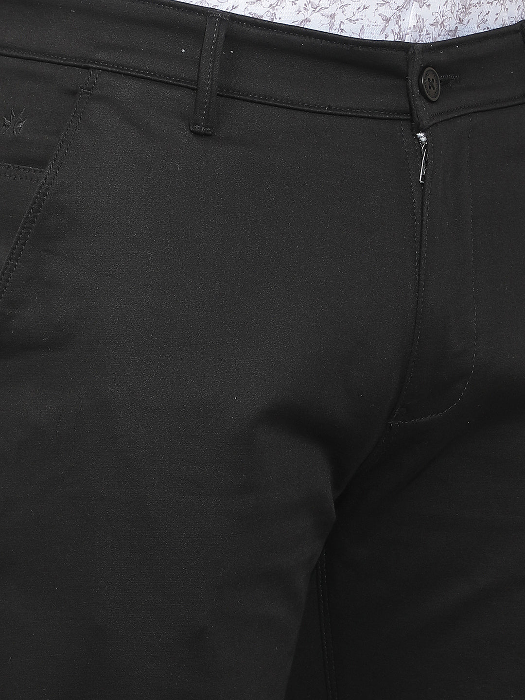 Classic Black Straight Trousers