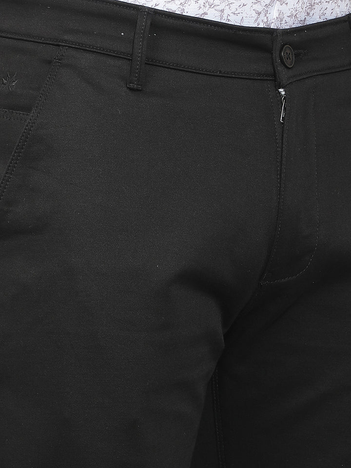 Classic Black Straight Trousers