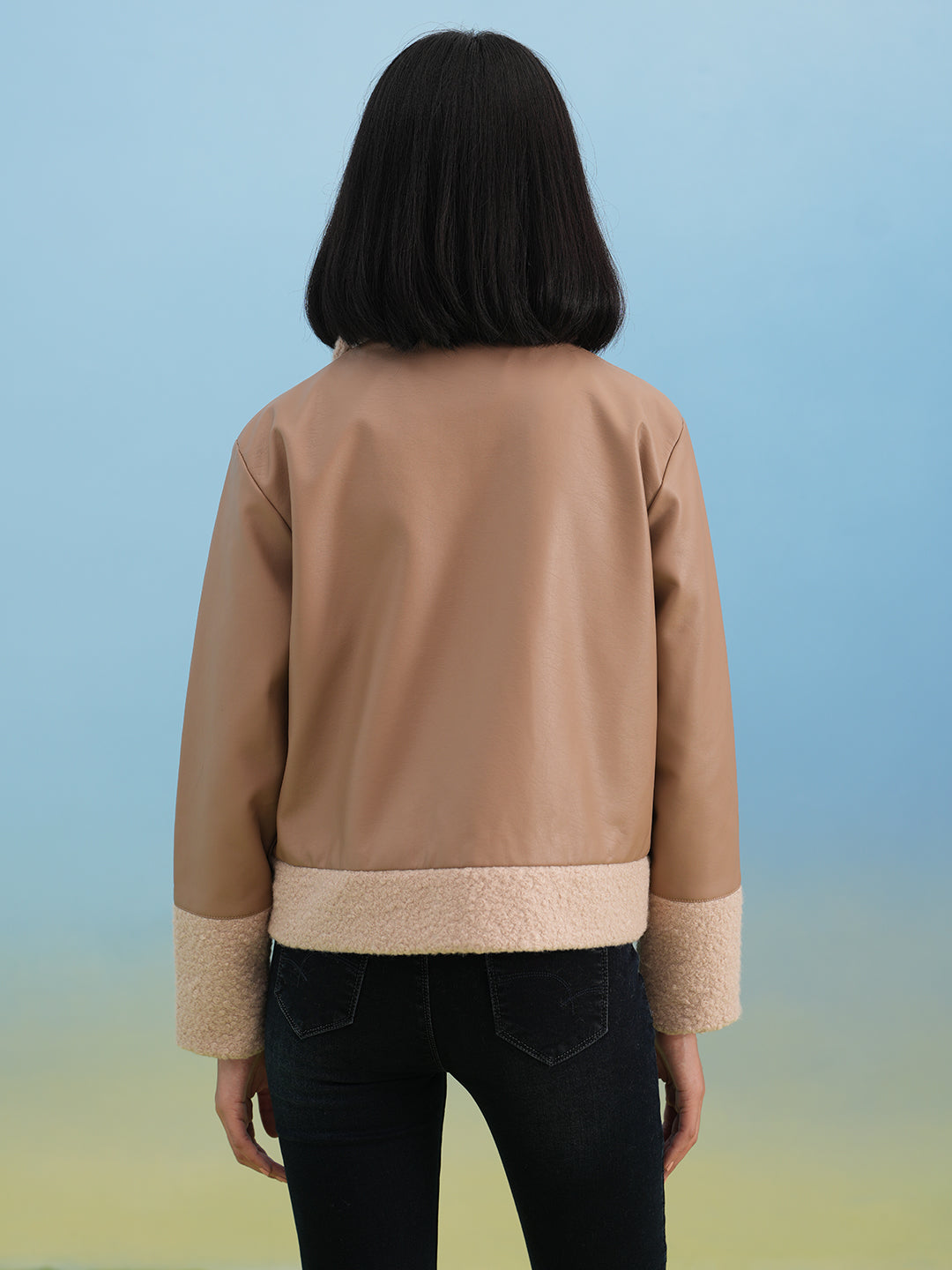 Beige 100% Cotton Jacket