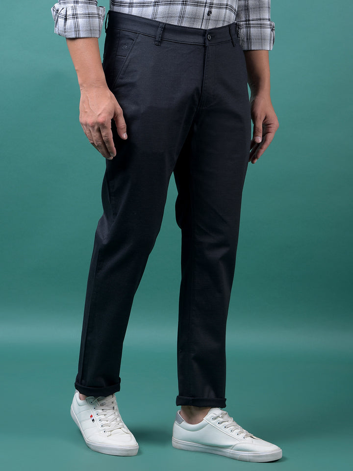 Black Printed Trousers