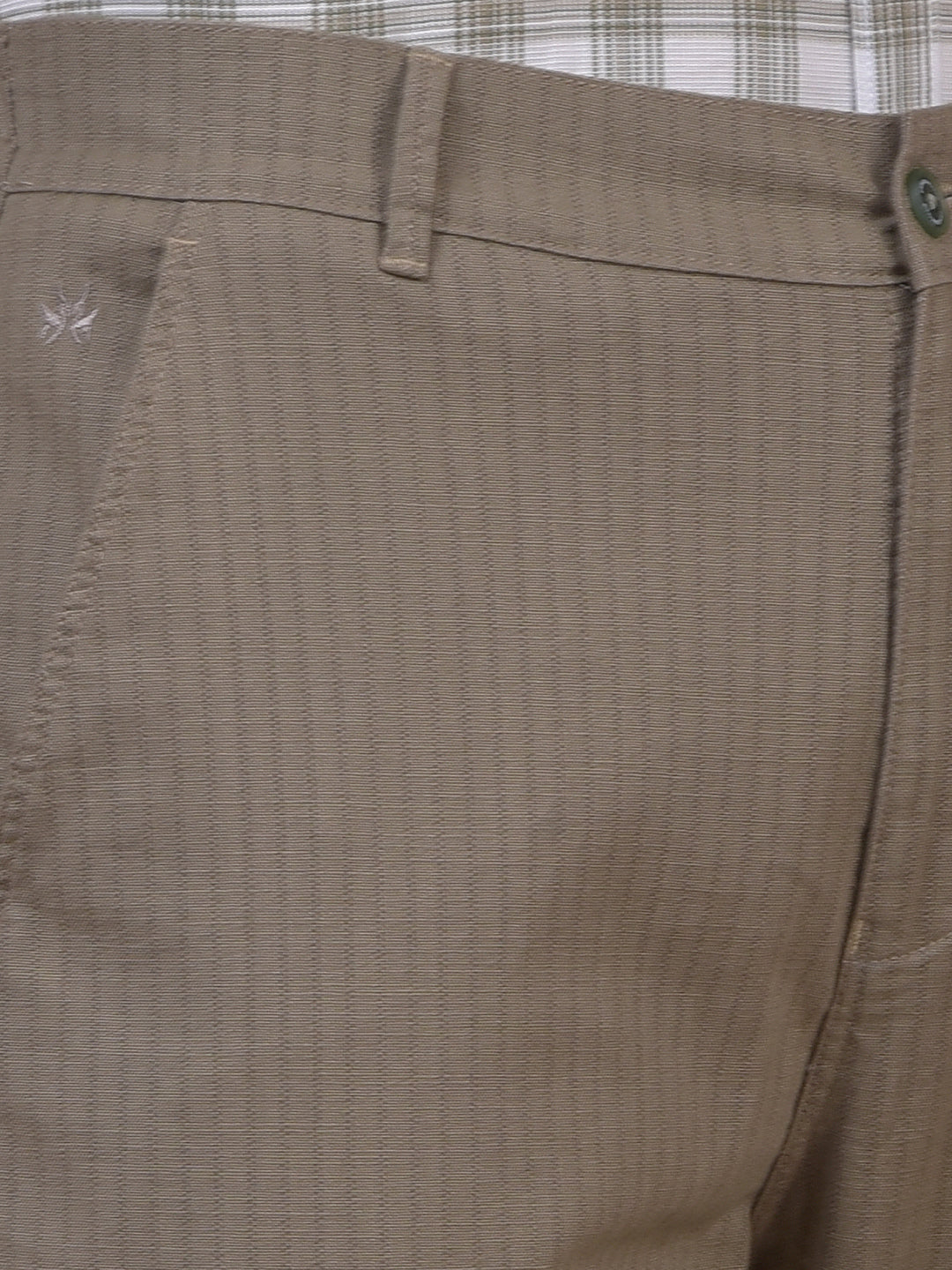 Olive Printed Trousers