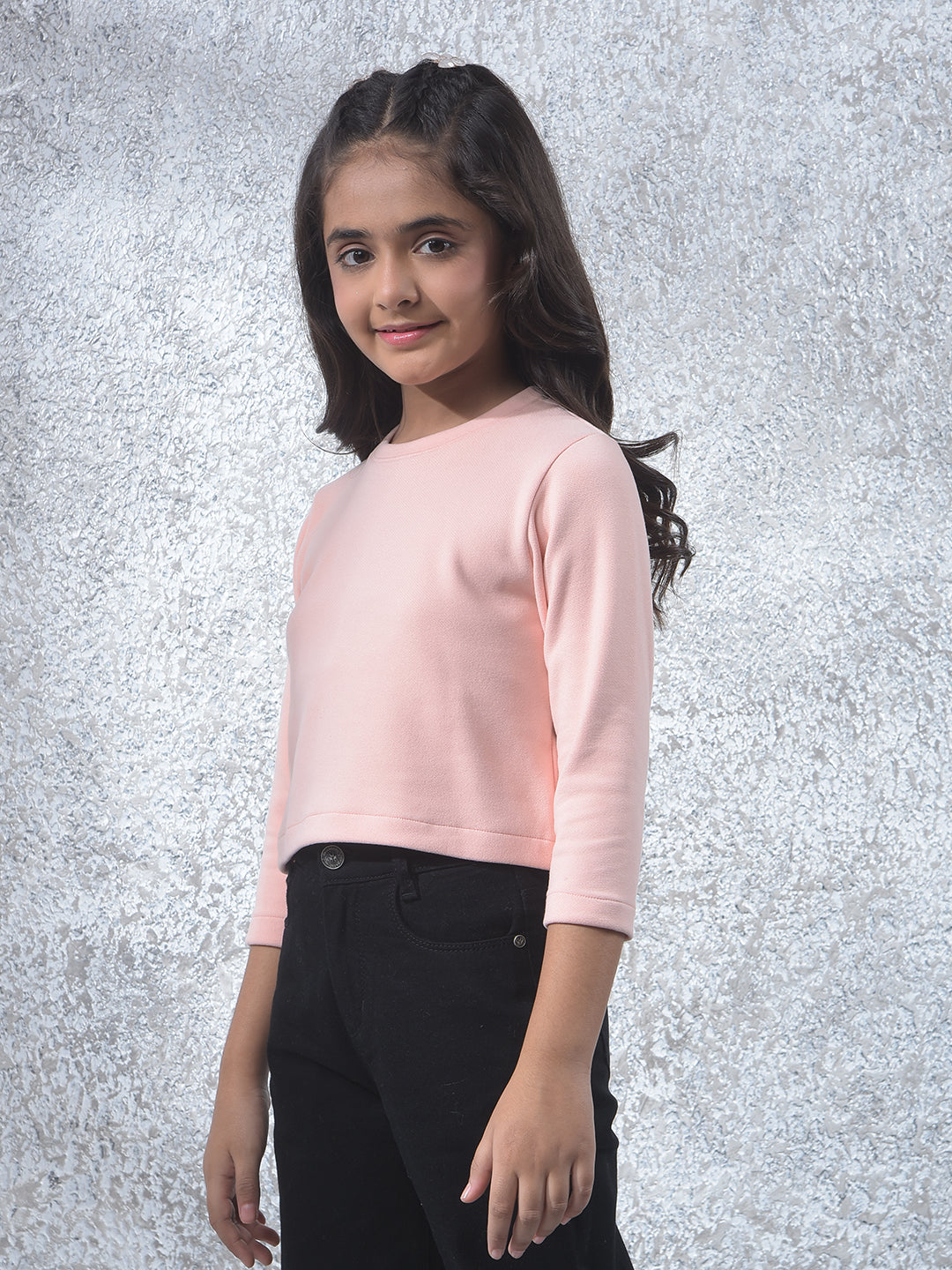 Modern Pink Knitted T-Shirt