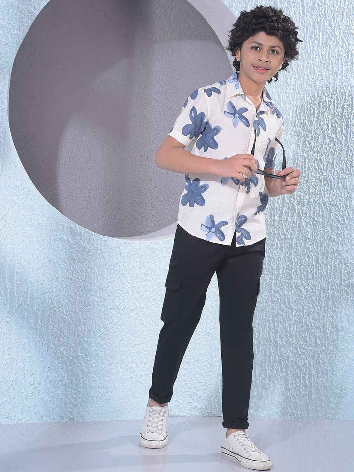 Black Cargo Trousers