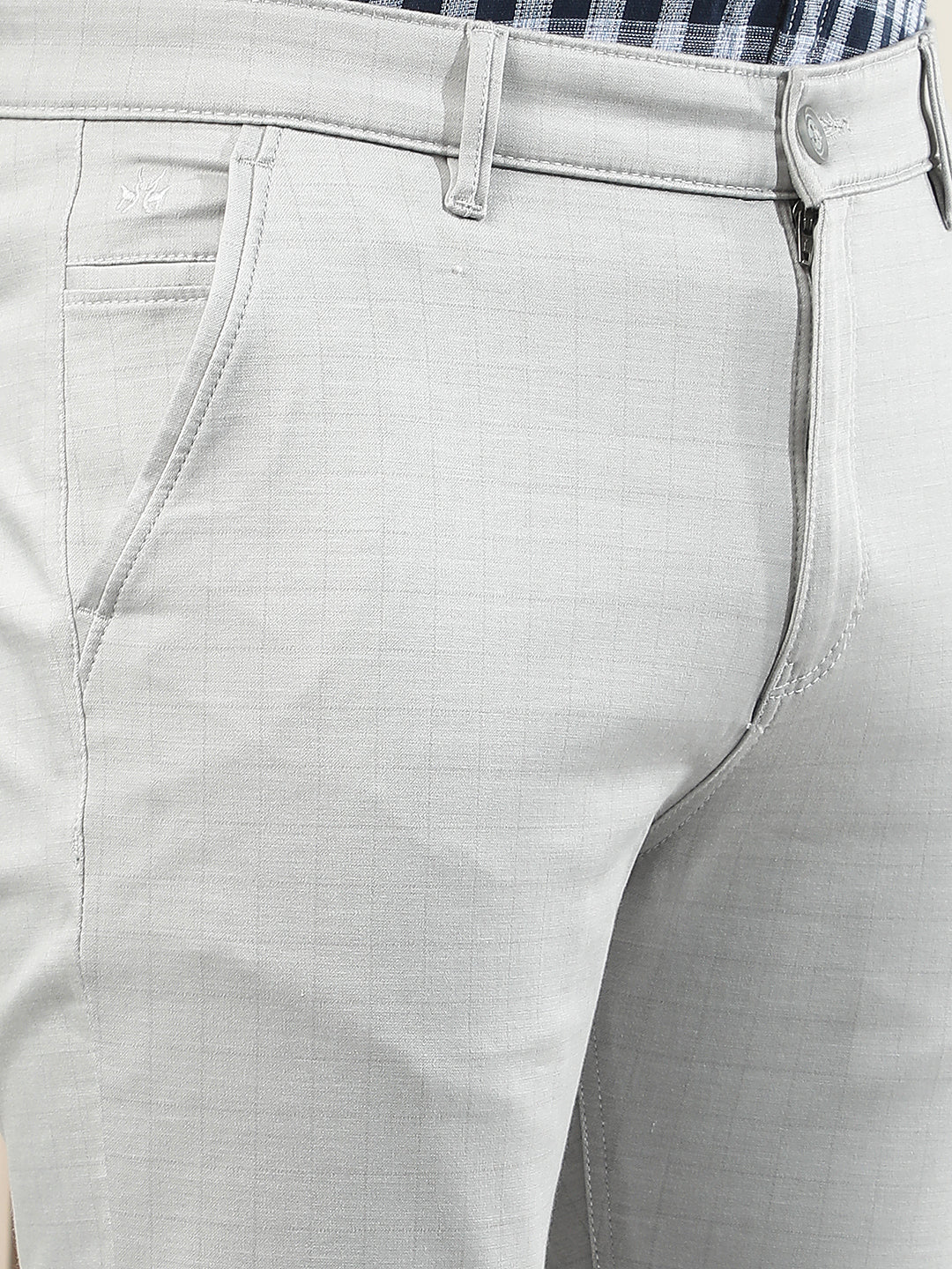 Grey Checked Trousers