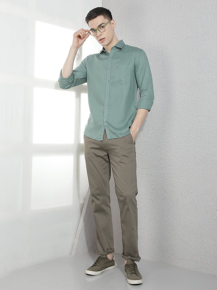 Urban Emerald Green Casual Shirt