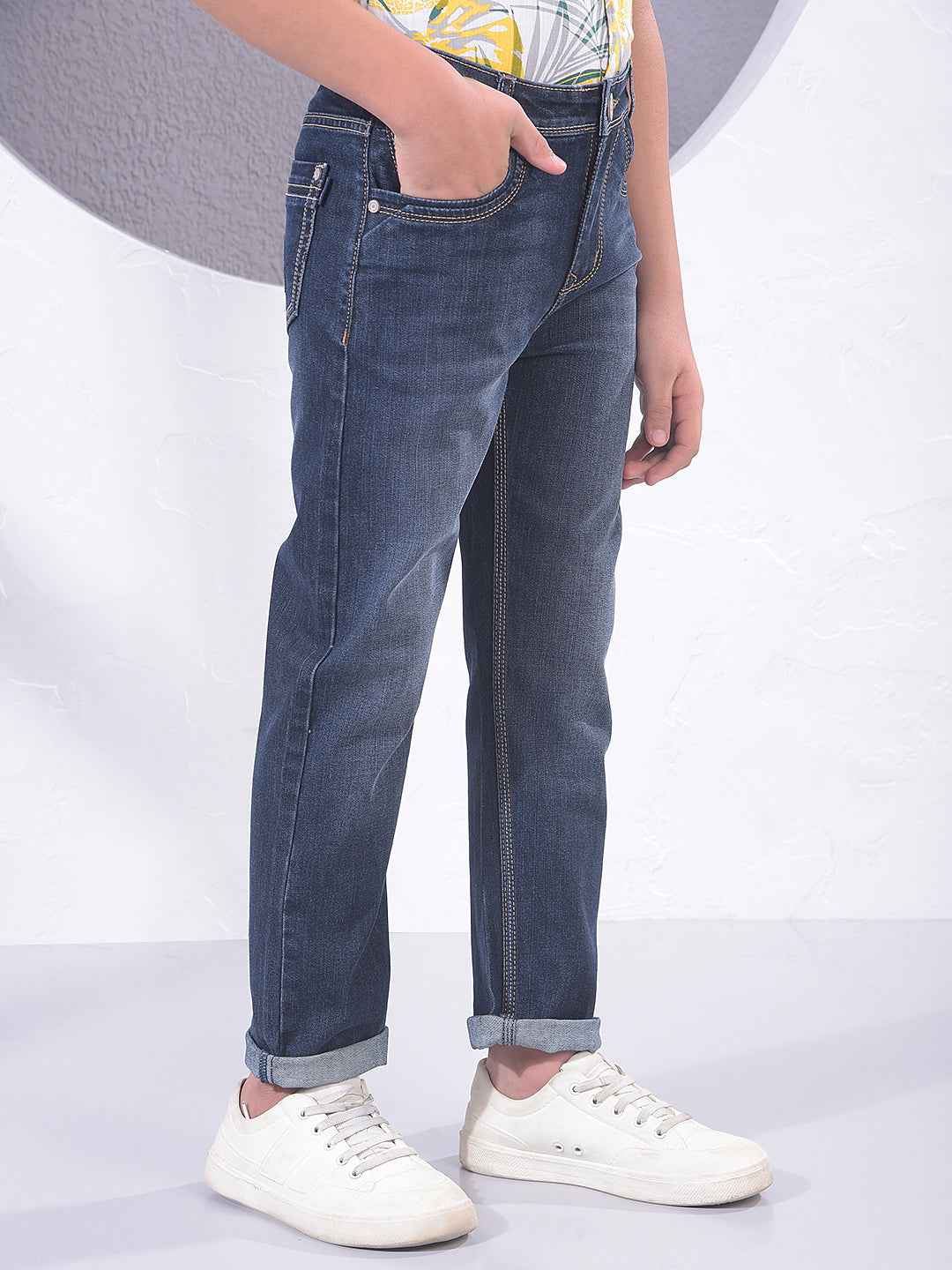 Dark Blue Classic Jeans