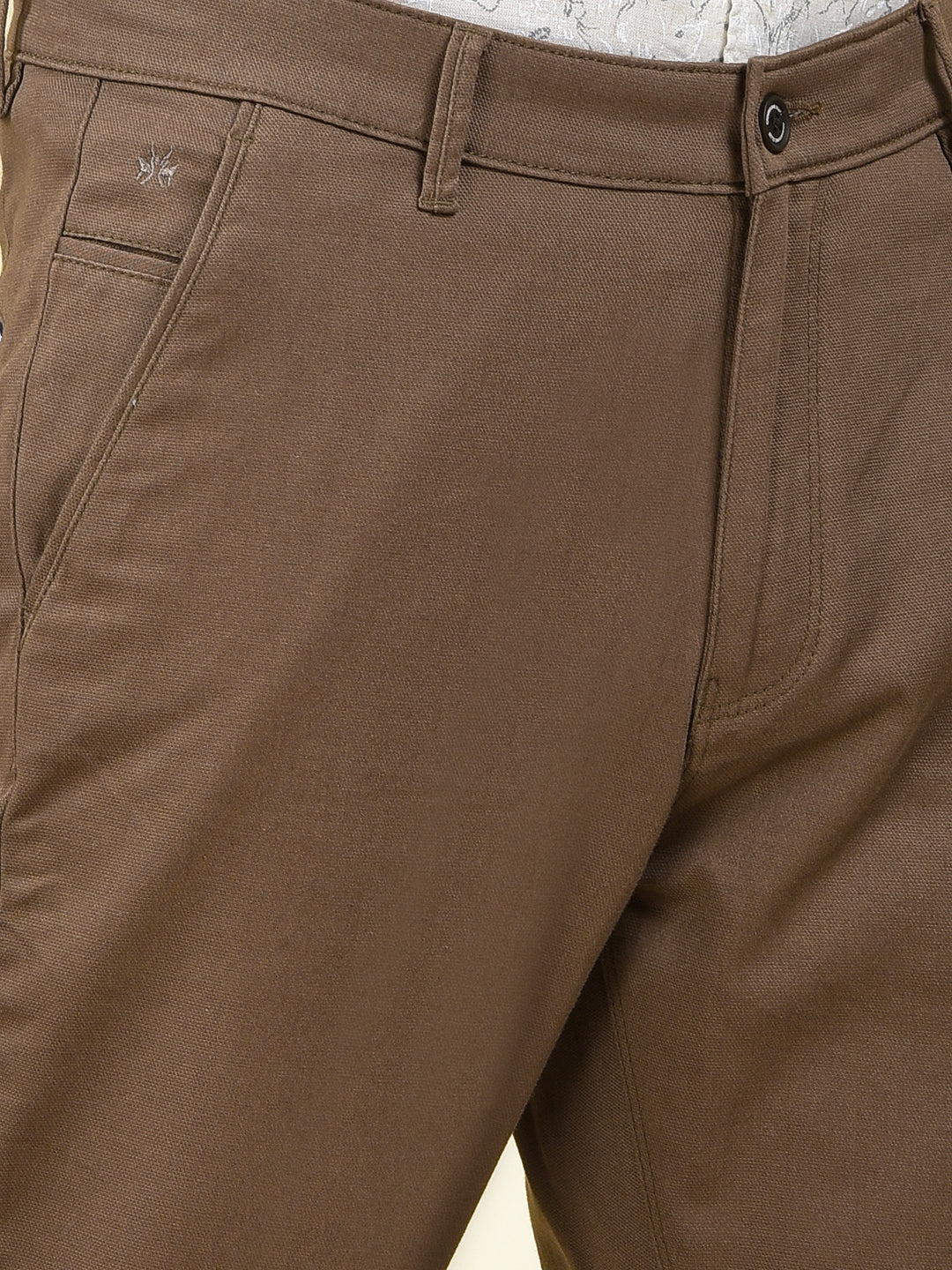 Clear Fit Brown Trousers