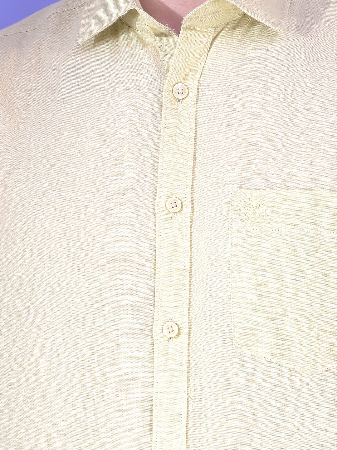 Moss Drift Green Linen Shirt