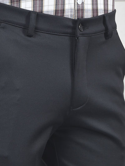 Modern Edge Black Trousers