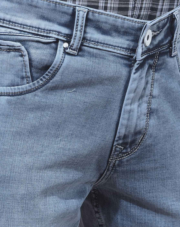 Blue Stretchable Jeans