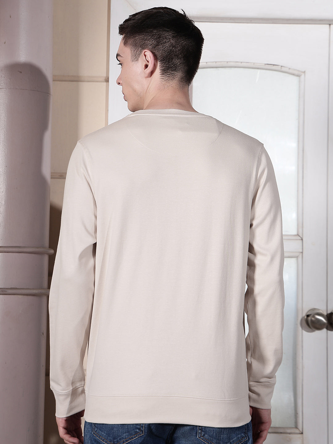 Tailored Cream Beige Sweatshirt