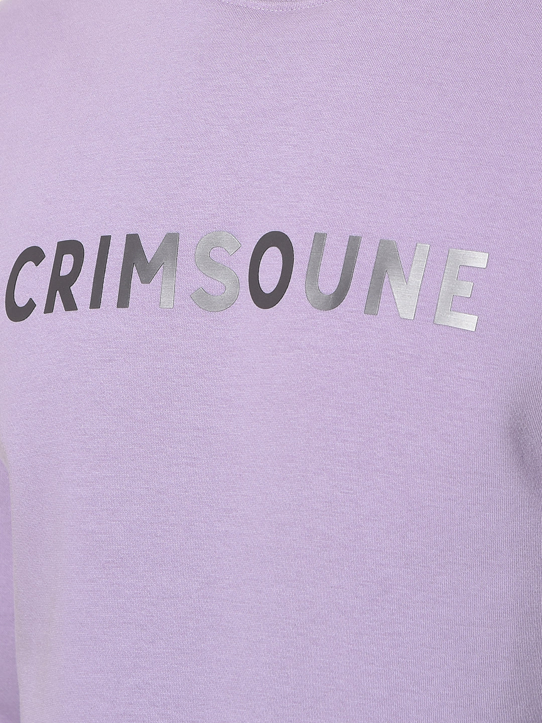 Urban Style Purple Sweatshirt with Brand Logo