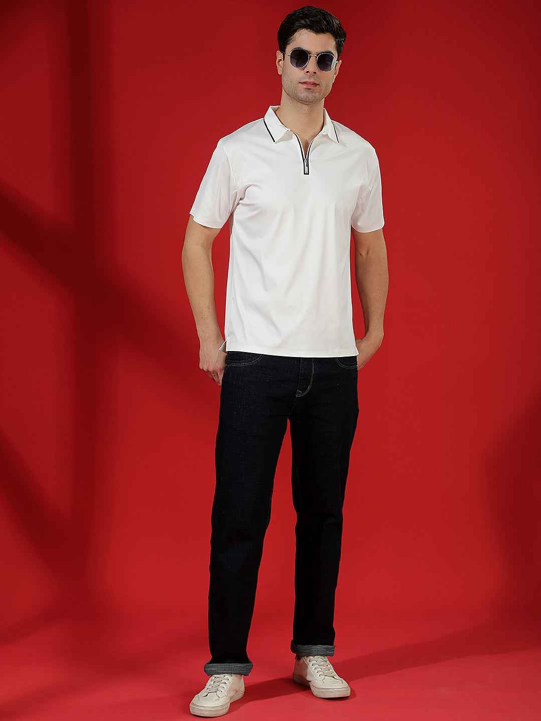 White Essential Polo T-Shirt