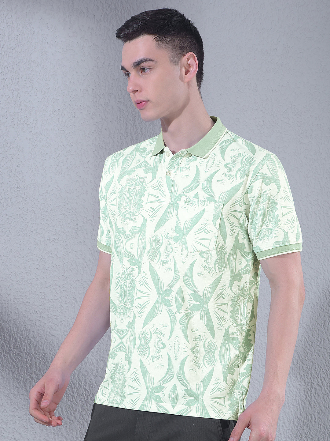 Green Printed T-Shirt