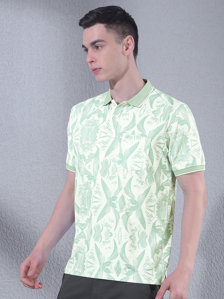 Green Printed T-Shirt