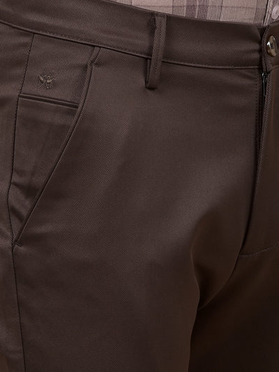 Urban Straight Brown Trousers