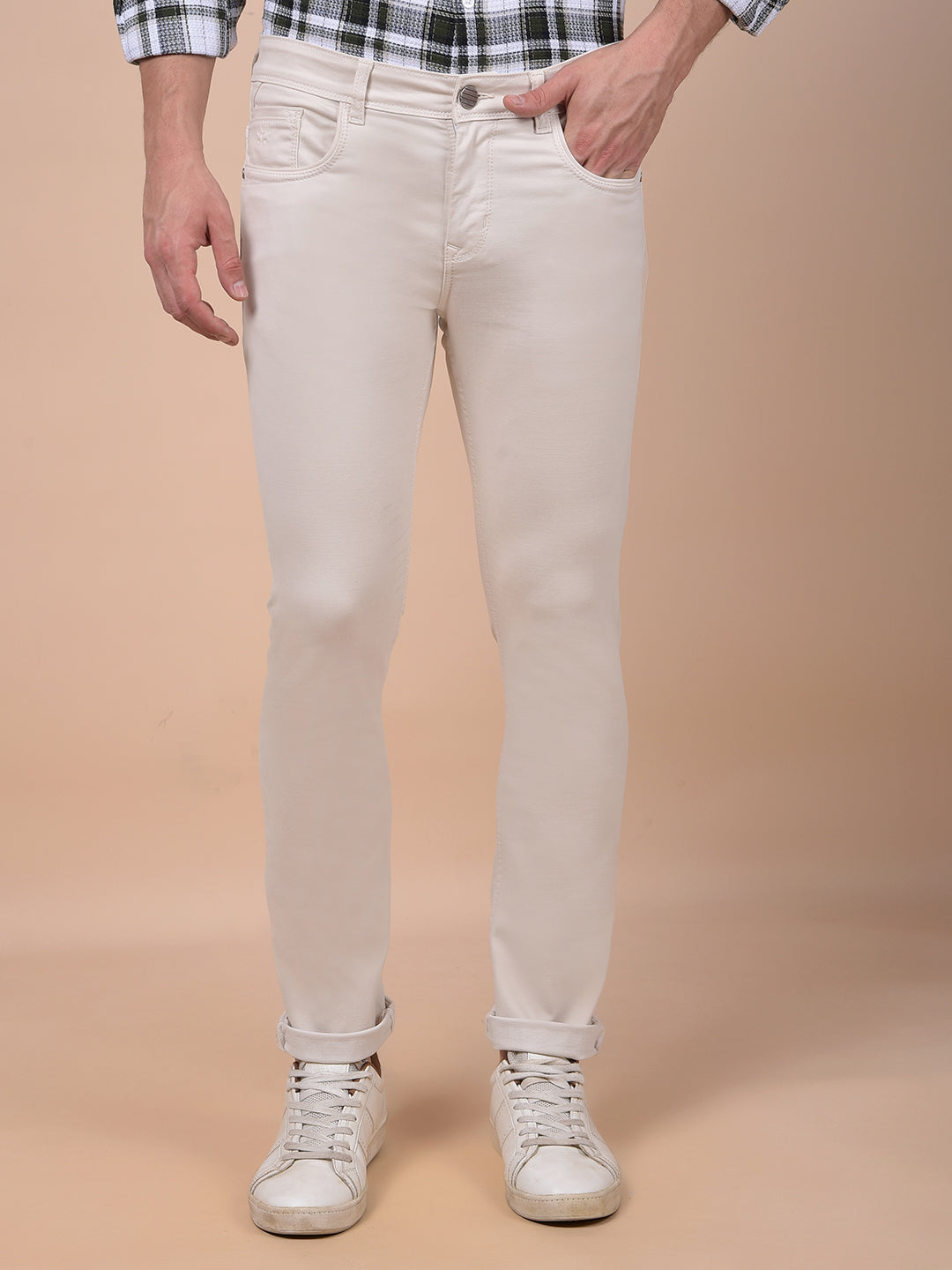 Urban Straight Beige Jeans