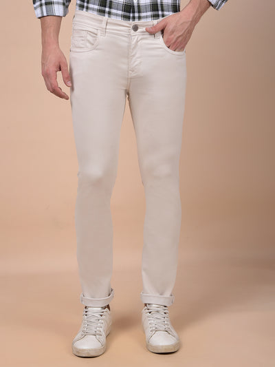 Urban Straight Beige Jeans