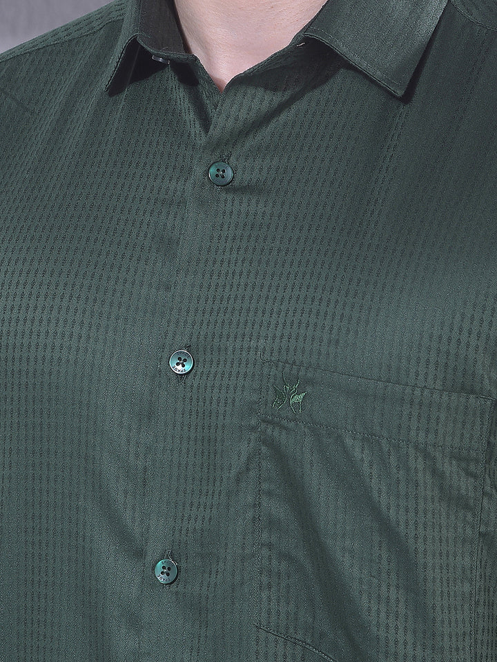 Smart Green Casual Shirt