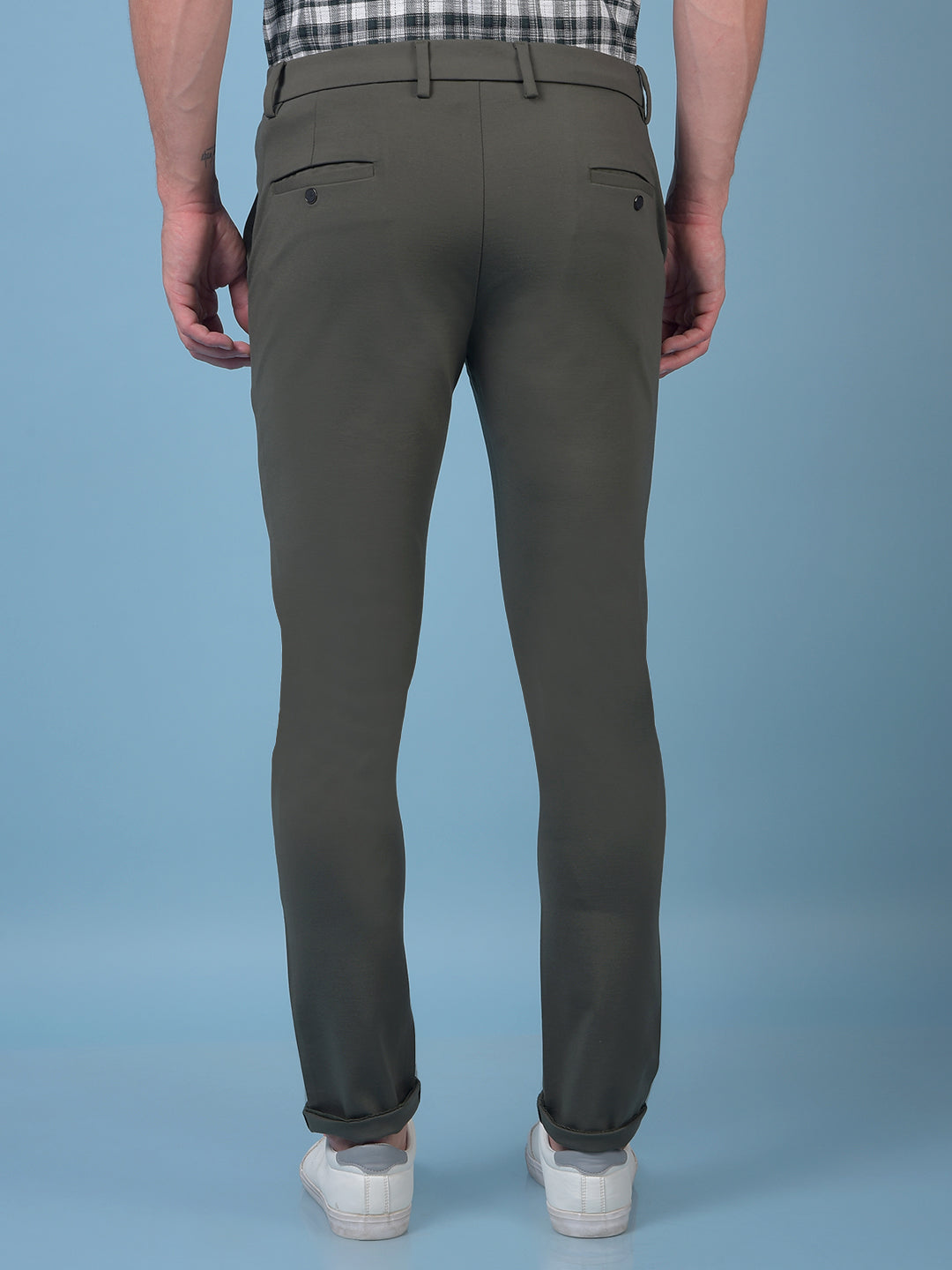 Vivid Olive Trousers